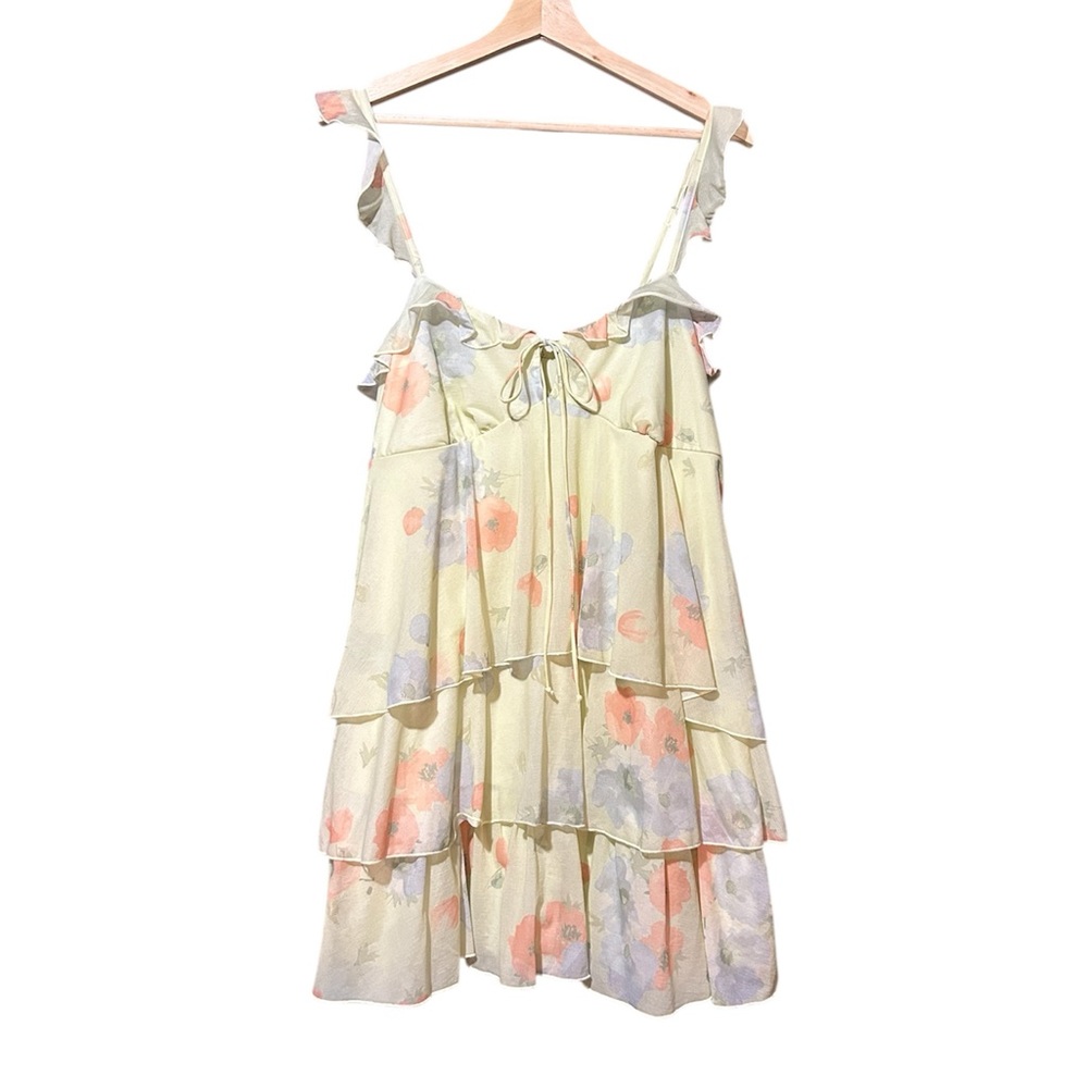 wild fable Pastel Floral Tiered Dress
